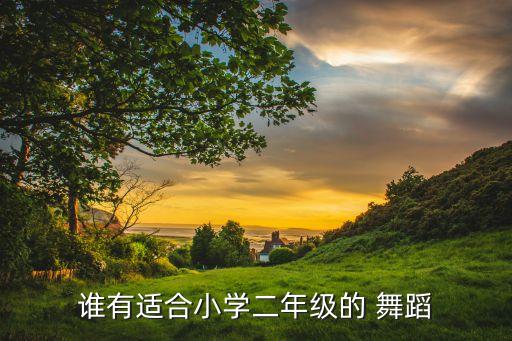 谁有适合小学二年级的 舞蹈