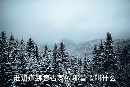 谁知道跳复古舞的那首歌叫什么