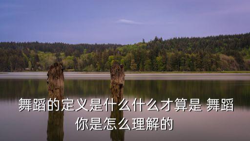 舞蹈的哲学,舞蹈哲学名词解释