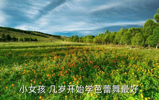 小女孩 几岁开始学芭蕾舞最好