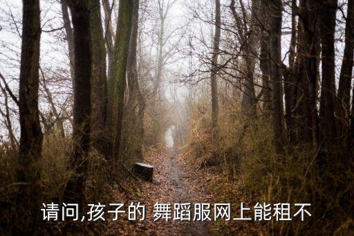 请问,孩子的 舞蹈服网上能租不