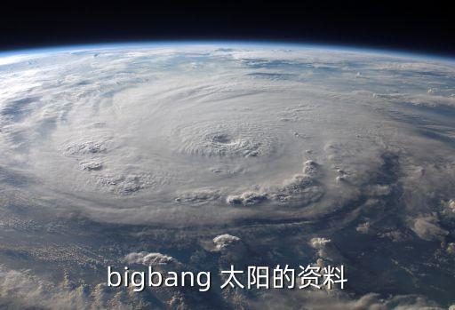 bigbang 太阳的资料