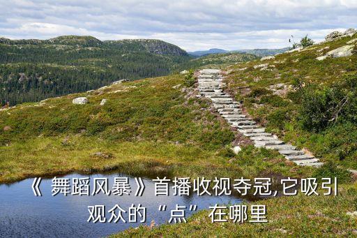 《 舞蹈风暴》首播收视夺冠,它吸引观众的“点”在哪里