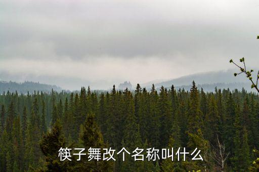  筷子舞改个名称叫什么