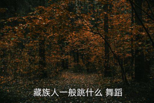  藏族人一般跳什么 舞蹈