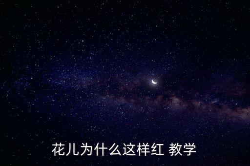 花儿为什么这样红 教学