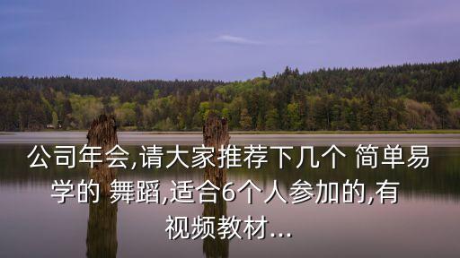 公司年会,请大家推荐下几个 简单易学的 舞蹈,适合6个人参加的,有 视频教材...