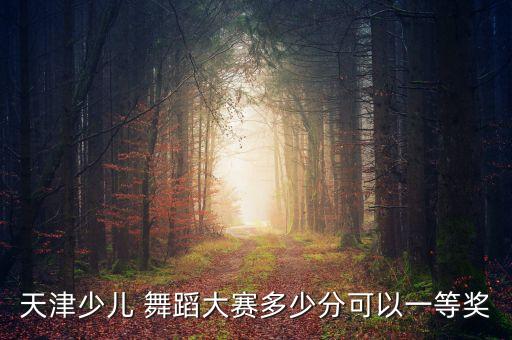 天津少儿 舞蹈大赛多少分可以一等奖