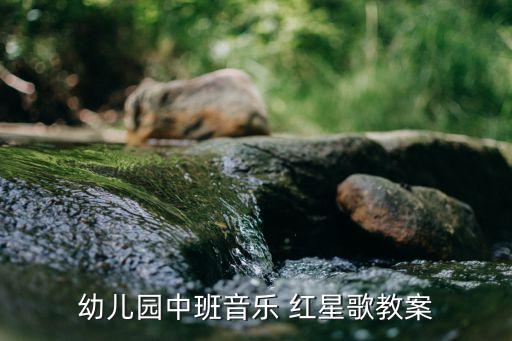 幼儿园中班音乐 红星歌教案