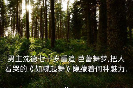 男主沈德七十岁重追 芭蕾舞梦,把人看哭的《如蝶起舞》隐藏着何种魅力...