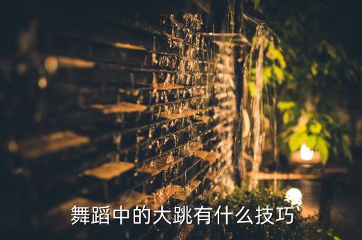 舞蹈动作点跳