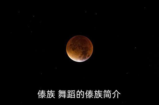 傣族 舞蹈的傣族简介