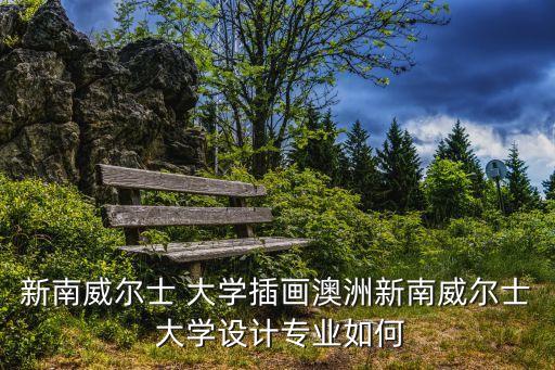 新南威尔士 大学插画澳洲新南威尔士 大学设计专业如何