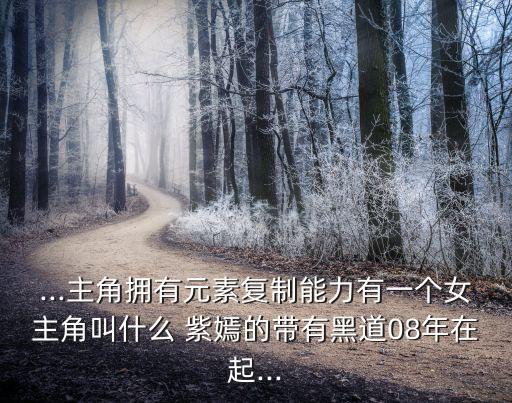 ...主角拥有元素复制能力有一个女主角叫什么 紫嫣的带有黑道08年在起...