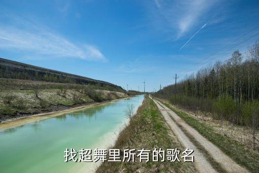 找超舞里所有的歌名