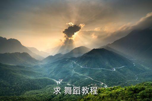 求 舞蹈教程