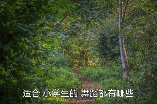 适合 小学生的 舞蹈都有哪些