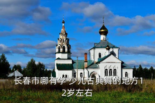  长春市哪有学 少儿古典舞的地方12岁左右