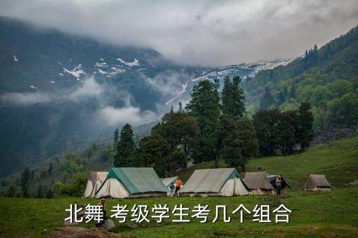 北舞 考级学生考几个组合