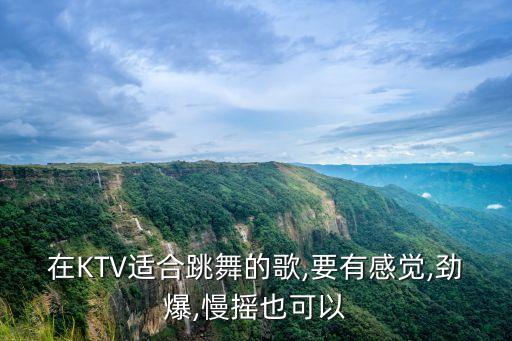 在KTV适合跳舞的歌,要有感觉,劲爆,慢摇也可以