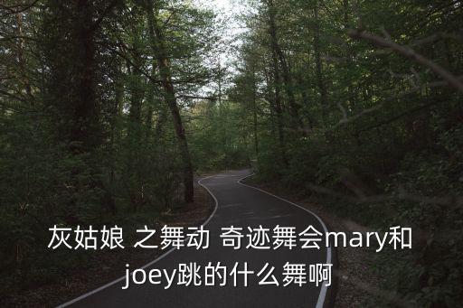 灰姑娘 之舞动 奇迹舞会mary和joey跳的什么舞啊