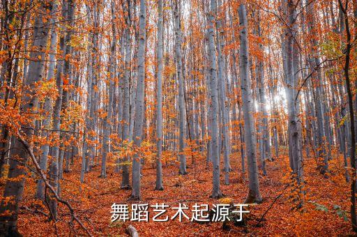  舞蹈艺术起源于