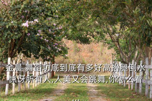 金晨 舞蹈功底到底有多好高抬腿倒水惊讶所有人,人美又会跳舞,你怎么看...