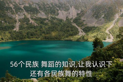 56个民族 舞蹈的知识,让我认识下还有各民族舞的特性