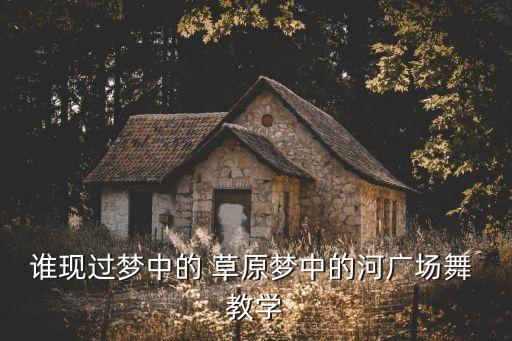 谁现过梦中的 草原梦中的河广场舞 教学