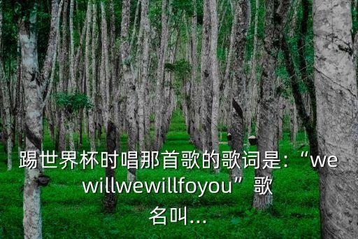 we will rock you 舞蹈