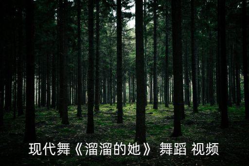 现代舞《溜溜的她》 舞蹈 视频