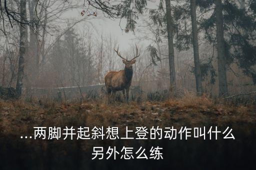 ...两脚并起斜想上登的动作叫什么另外怎么练
