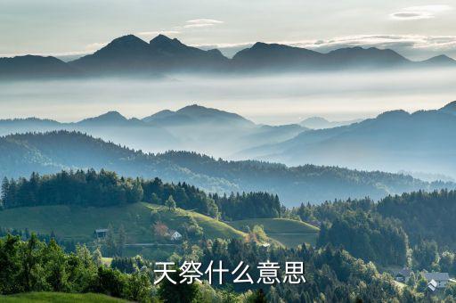  天祭什么意思