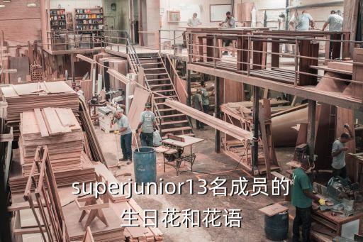 superjunior13名成员的生日花和花语