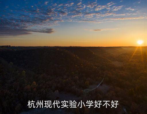 杭州现代实验小学好不好