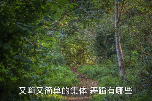 又嗨又简单的集体 舞蹈有哪些