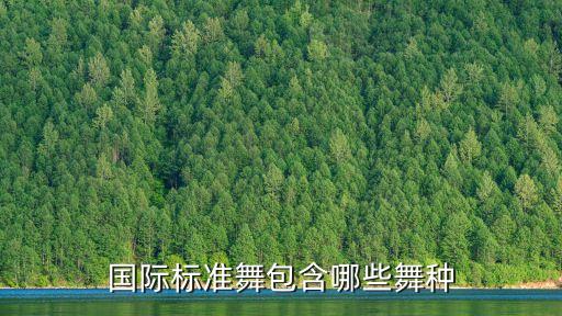 国际标准舞包含哪些舞种