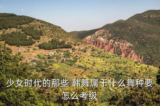 少女时代的那些 韩舞属于什么舞种要怎么考级