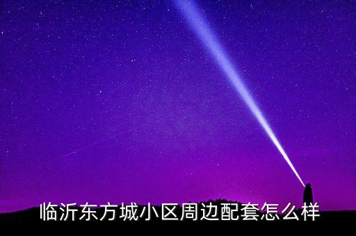  临沂东方城小区周边配套怎么样