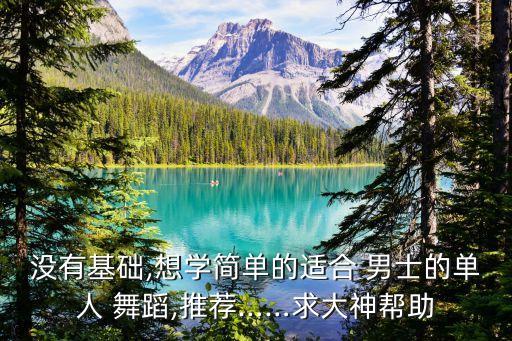 初学舞蹈动作男士,简单的初学舞蹈动作