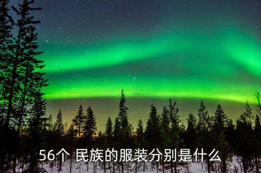 56个 民族的服装分别是什么
