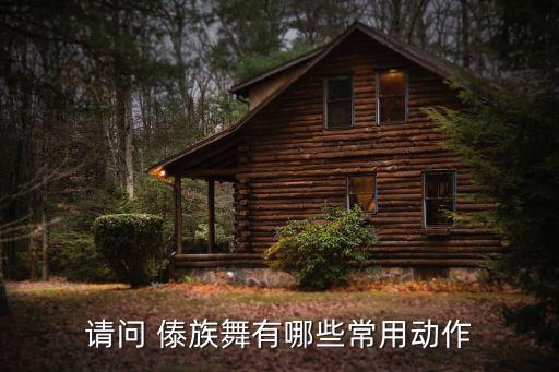 请问 傣族舞有哪些常用动作