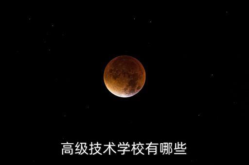 高级技术学校有哪些