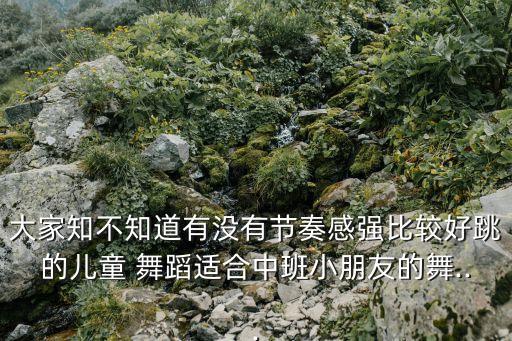 大家知不知道有没有节奏感强比较好跳的儿童 舞蹈适合中班小朋友的舞...