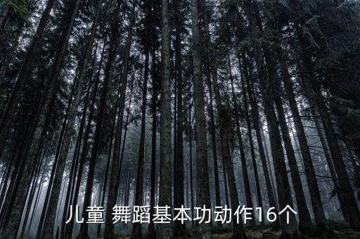  儿童 舞蹈基本功动作16个