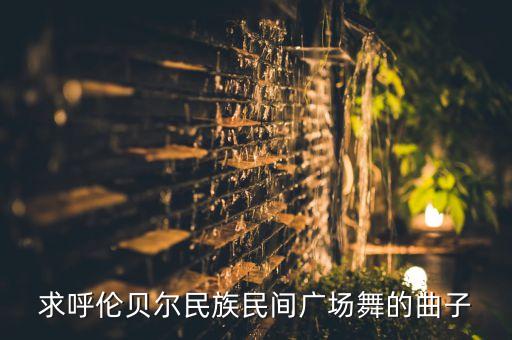 求呼伦贝尔民族民间广场舞的曲子