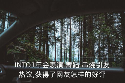 INTO1年会表演 舞蹈 串烧引发热议,获得了网友怎样的好评