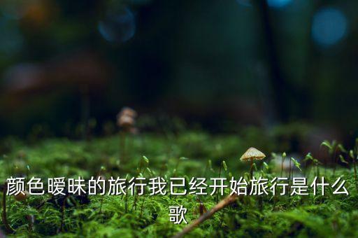 颜色暧昧的旅行我已经开始旅行是什么歌