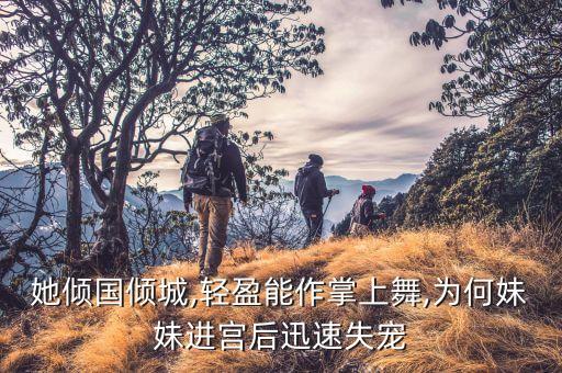 她倾国倾城,轻盈能作掌上舞,为何妹妹进宫后迅速失宠