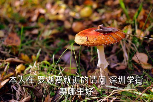 本人在 罗湖要就近的请问 深圳学街舞哪里好